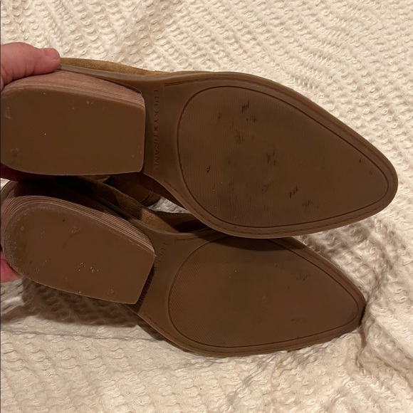 Lucky Brand Tan Wedge Heels-8.5 chunky heel fits like a wedge Lucky brand 8.5 - Picture 5 of 5